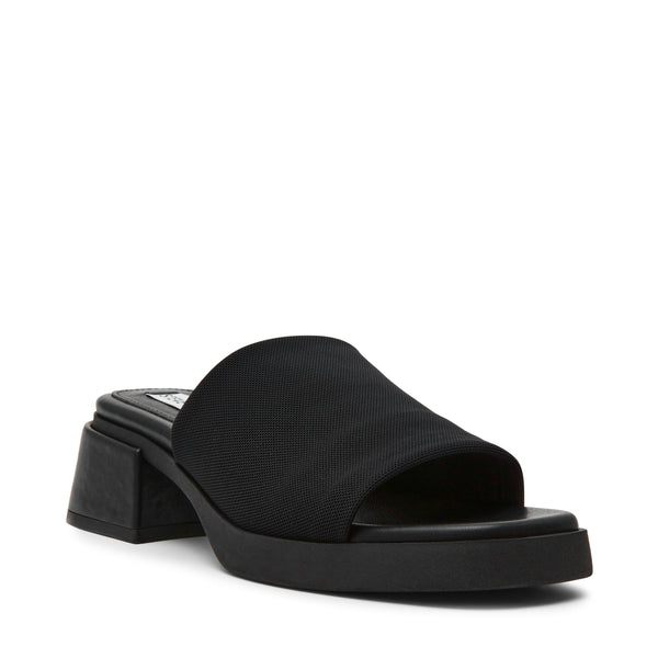 סטיב מאד - כפכפי פלטפורמה SLIDESTER בשחור