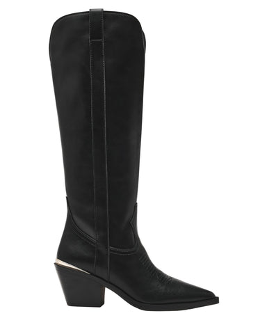 מגפי בוקרים מזמש לנשים SPIRAL בשחור