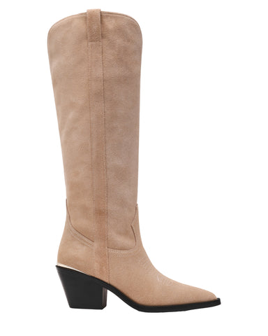 מגפי בוקרים מזמש לנשים SPIRAL בבז'