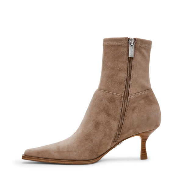 סטיב מאד - מגפוני עקב לנשים STASIA באפור בז'