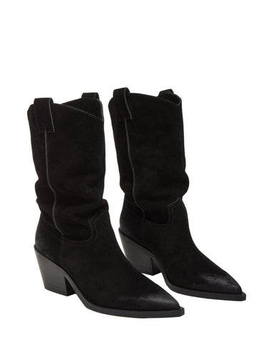 מגפי בוקרים מזמש לנשים STETSON בשחור