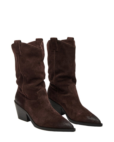 מגפי בוקרים מזמש לנשים STETSON בחום