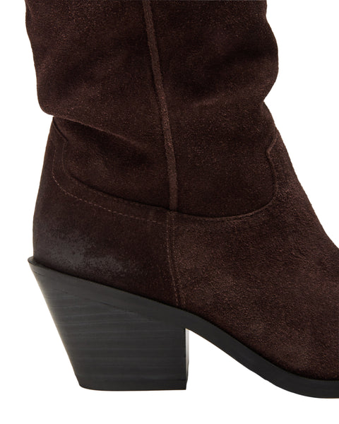 סטיב מאד - מגפי בוקרים מזמש לנשים STETSON בחום