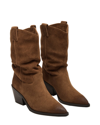 מגפי בוקרים מזמש לנשים STETSON בקאמל