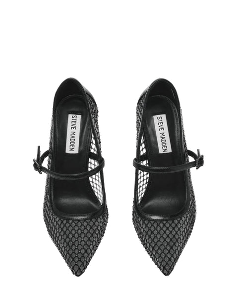סטיב מאד - נעלי עקב סירה STIRRING בשחור