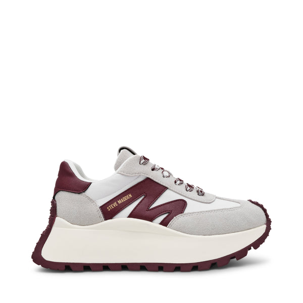 סטיב מאד - סניקרס פלטפורמה SUPERCAMPO בלבן אדום