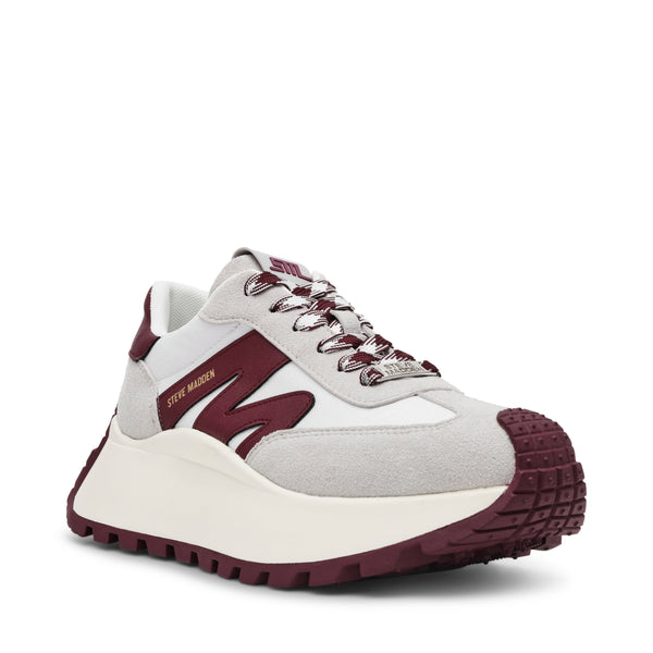 סטיב מאד - סניקרס פלטפורמה SUPERCAMPO בלבן אדום