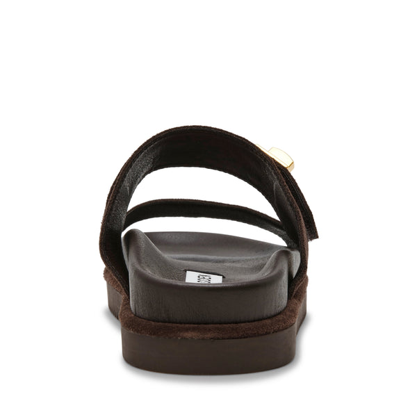 סטיב מאד - כפכפים שטוחים מזמש לנשים TAKE-TWO בחום