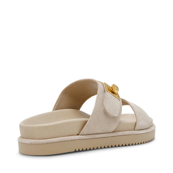 סטיב מאד - כפכפים שטוחים מזמש לנשים TAKE-TWO בבז'