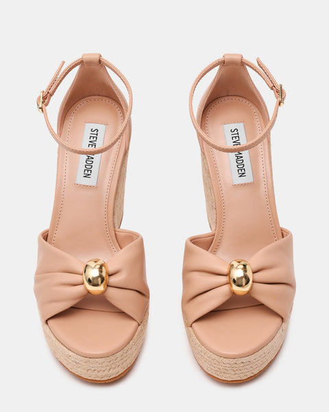 סטיב מאד - סנדלי אספידרל פלטפורמה TALIYA בגוון פודרה