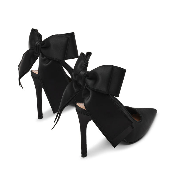 סטיב מאד - נעלי עקב סירה TEACUP בשחור