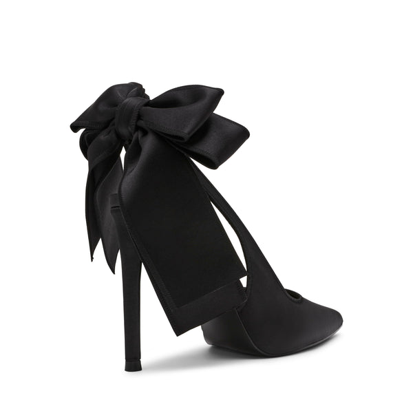 סטיב מאד - נעלי עקב סירה TEACUP בשחור