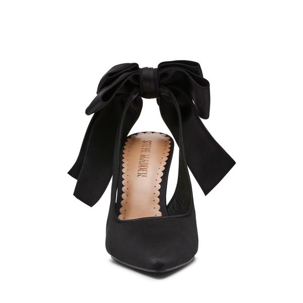 סטיב מאד - נעלי עקב סירה TEACUP בשחור