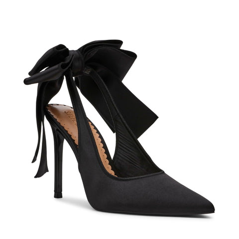 נעלי עקב סירה TEACUP בשחור