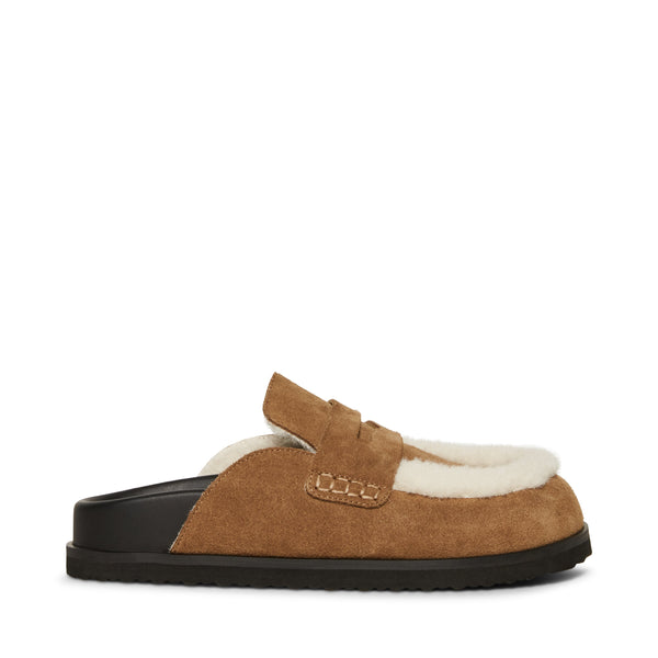 סטיב מאד - כפכפי מיולז שטוחים מזמש TOMLIN בקאמל