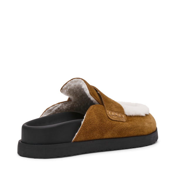 סטיב מאד - כפכפי מיולז שטוחים מזמש TOMLIN בקאמל