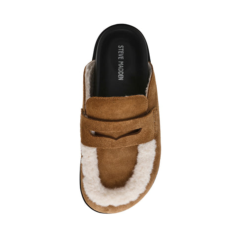 כפכפי מיולז שטוחים מזמש TOMLIN בקאמל