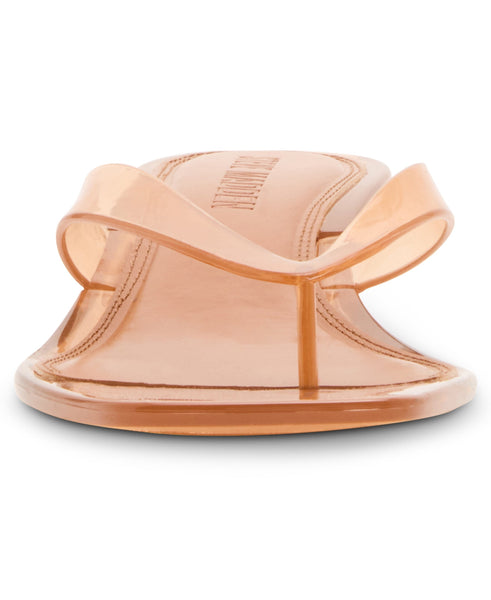 סטיב מאד - כפכפי אצבע עקב TRACIE-J בקאמל שקוף