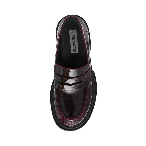 סטיב מאד - נעלי מוקסין לנשים TURNOUT בבורדו