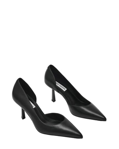 נעלי עקב סירה מעור VENA בשחור