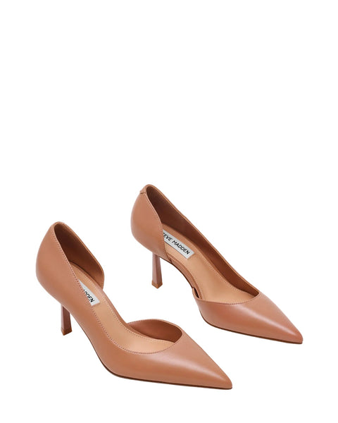 סטיב מאד - נעלי עקב סירה מעור VENA בקאמל