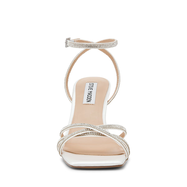 סטיב מאד - סנדלי עקב VOICEOVER בלבן פנינה משובץ