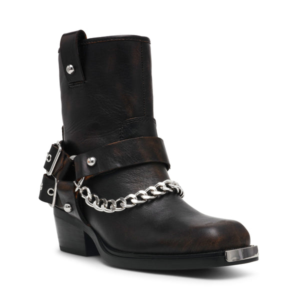 סטיב מאד - מגפוני בוקרים מעור לנשים VOID בשחור