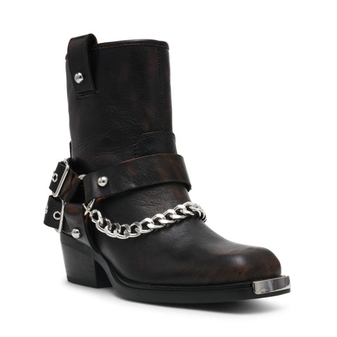 מגפוני בוקרים מעור לנשים VOID בשחור