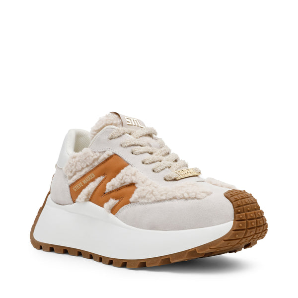 סטיב מאד - סניקרס לנשים דגם SUPERCAMPO-F בגוון אבן