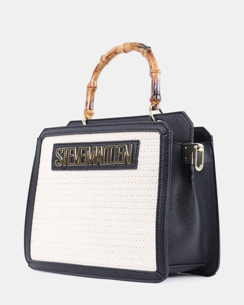 סטיב מאד - תיק צד לנשים BFLORENS בשחור קרם