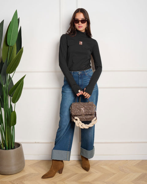 סטיב מאד - חולצת גולף לנשים CIAO בשחור