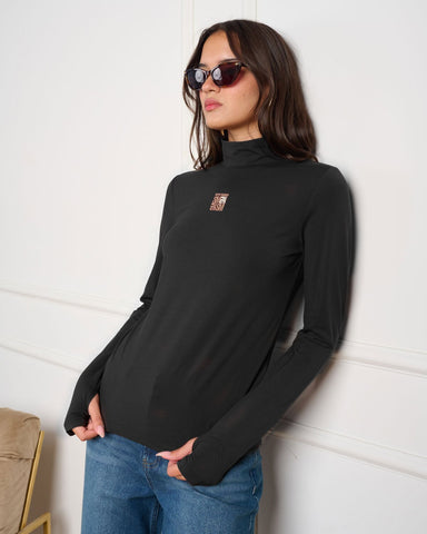 חולצת גולף לנשים CIAO בשחור