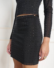 חצאית מיני KEILY בשחור