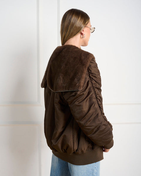 סטיב מאד - מעיל לנשים DIONNE בחום