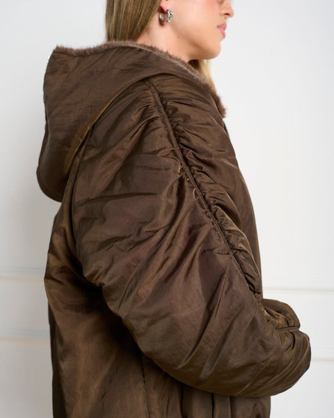 סטיב מאד - מעיל לנשים DIONNE בחום