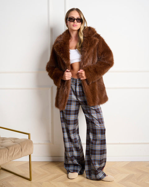 סטיב מאד - מעיל לנשים KINDRA-J בחום