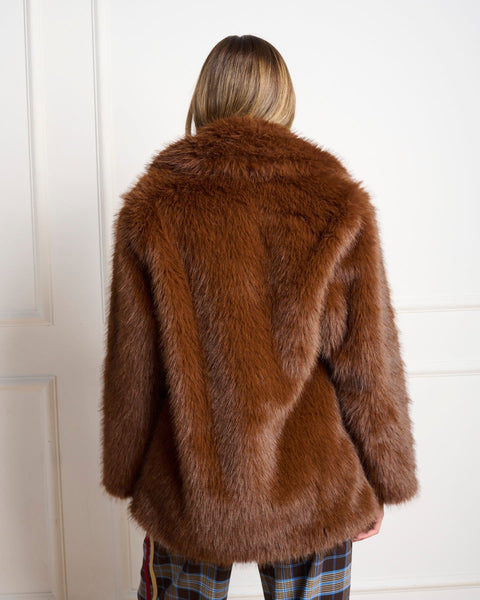 סטיב מאד - מעיל לנשים KINDRA-J בחום