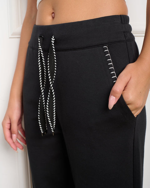 סטיב מאד - מכנסיים ארוכים לנשים KARINA-P בשחור