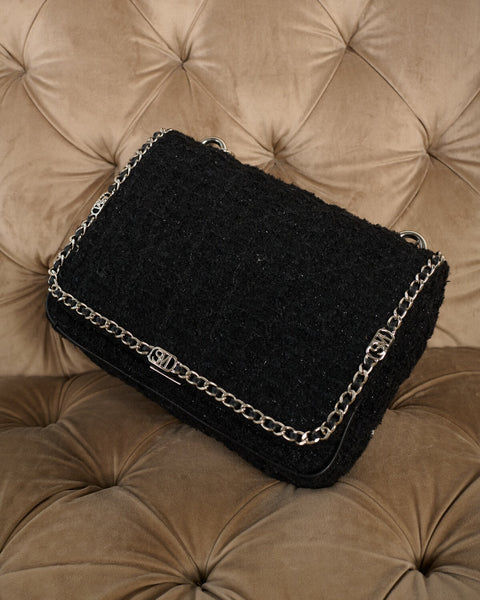 סטיב מאד - תיק צד לנשים BSTELLET בשחור כסוף