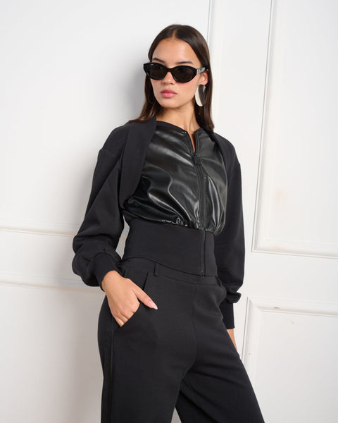 סטיב מאד - ג'קט לנשים SARITA-T בשחור