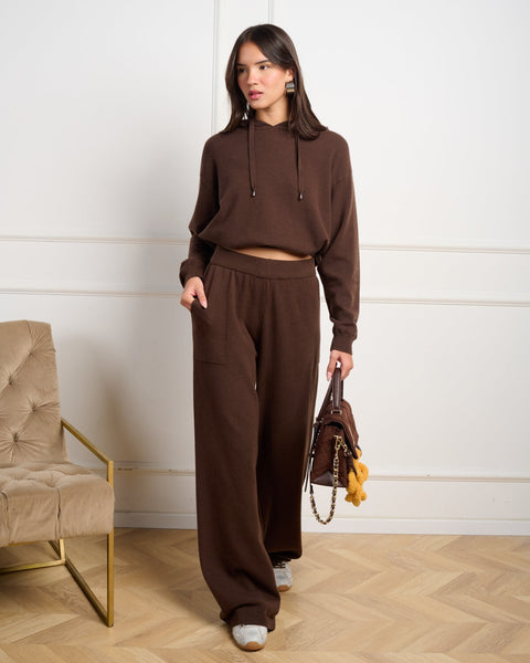 סטיב מאד - קפוצ'ון סריג לנשים KINNY בחום