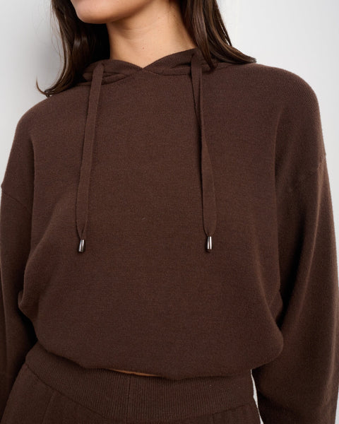 סטיב מאד - קפוצ'ון סריג לנשים KINNY בחום