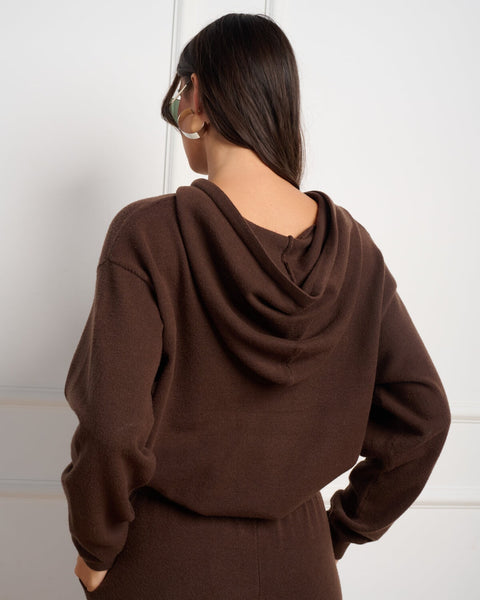 סטיב מאד - קפוצ'ון סריג לנשים KINNY בחום