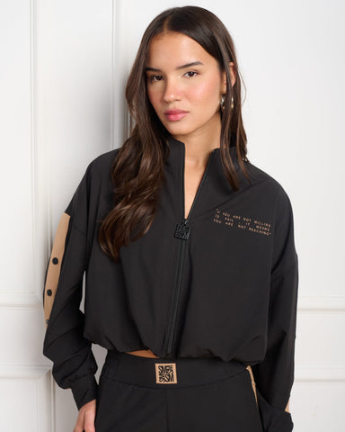 ג'קט בלון לנשים LEO-T בשחור