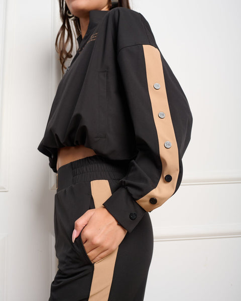 סטיב מאד - ג'קט בלון לנשים LEO-T בשחור