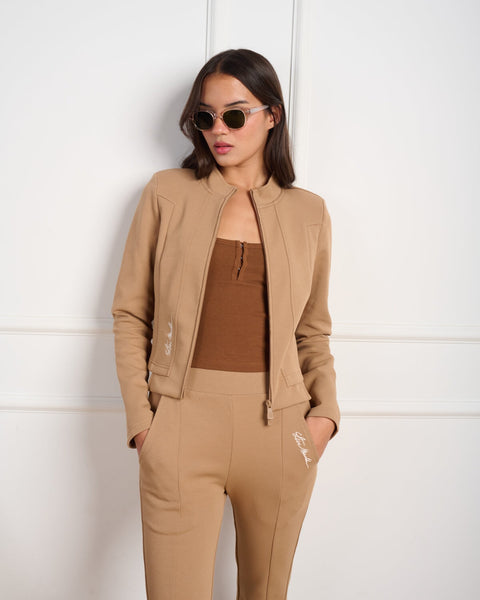 סטיב מאד - ג'קט ספורטיבי לנשים LUNA-T בחום