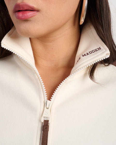 סטיב מאד - ג'קט ספורטיבי לנשים MIRANDA-T בחום משולב