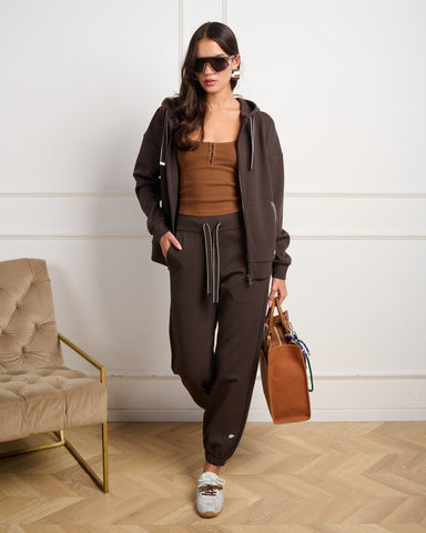 מכנסיים ארוכים לנשים KARINA-P בחום