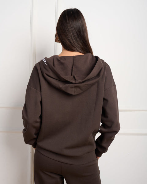 סטיב מאד - ג'קט קפוצ'ון לנשים KARINA-T בחום