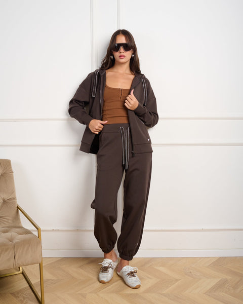 סטיב מאד - מכנסיים ארוכים לנשים KARINA-P בחום